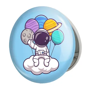 آینه جیبی خندالو طرح فضانورد مدل تاشو کد 25061 