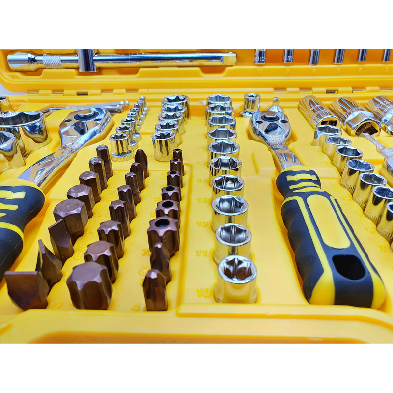 آچار بکس جغجغه ای اوکی مدل OKOX مجموعه 170 عددی