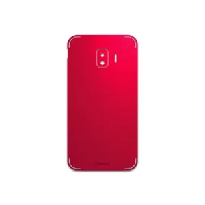 MAHOOT Matte-Warm-Red Cover Sticker for Samsung Galaxy J2 Core