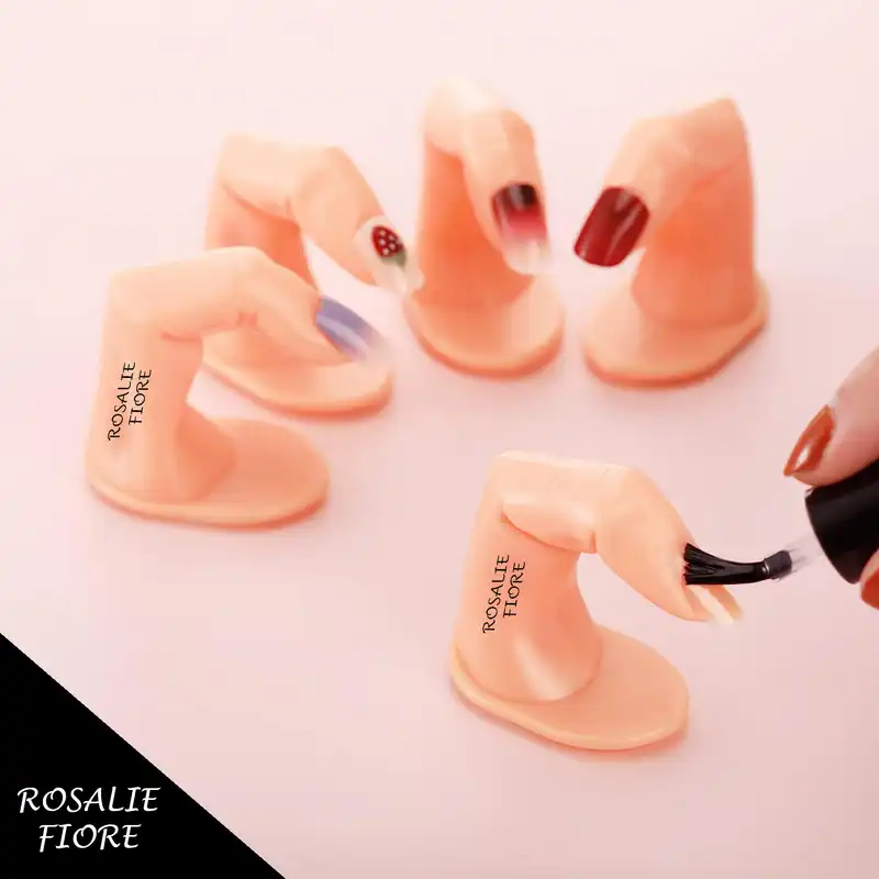 انگشت مصنوعی کاشت ناخن رزالی فیوره مدل TOX01 مجموعه 4 عددی