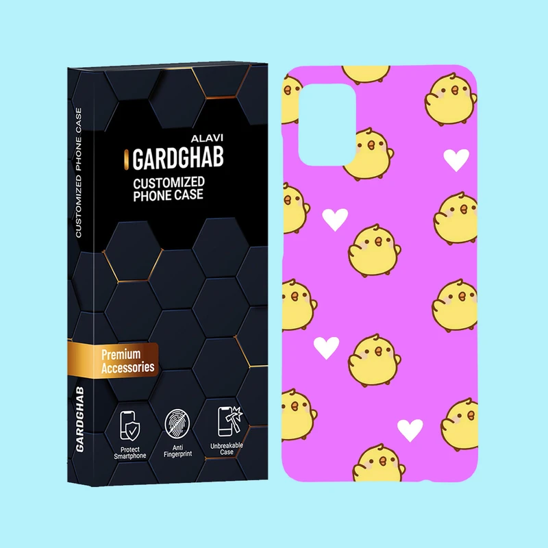 کاور گارد قاب علوی مدل پترن فانتزی مناسب برای گوشی موبایل سامسونگ Galaxy A51 4G