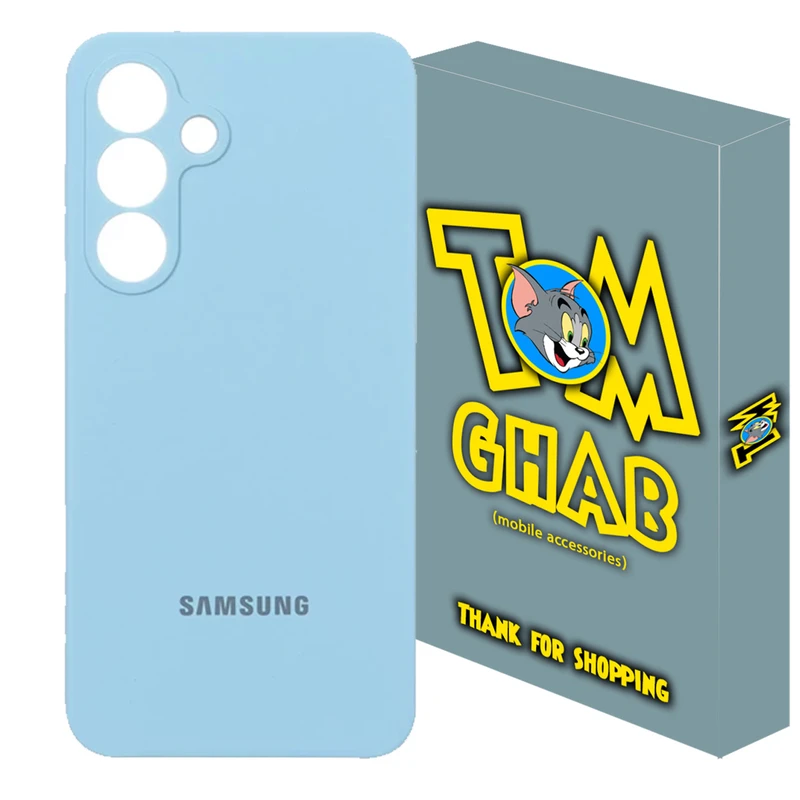 کاور تام قاب مدل سیلیکونی پاک کنی مناسب برای گوشی موبایل سامسونگ Galaxy S24 FE