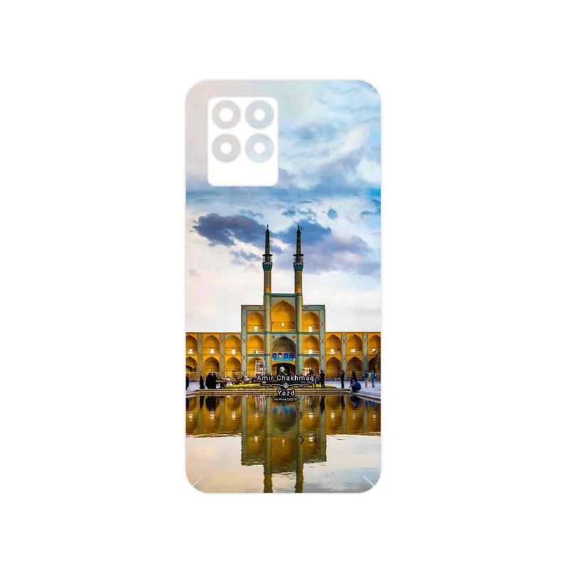 برچسب پوششی ماهوت مدل Amir Chakhmaq Square Yazd مناسب برای گوشی موبایل ریلمی 8 Pro