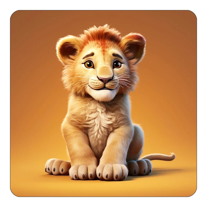 مگنت کاکتی طرح شیر مدل mp22910