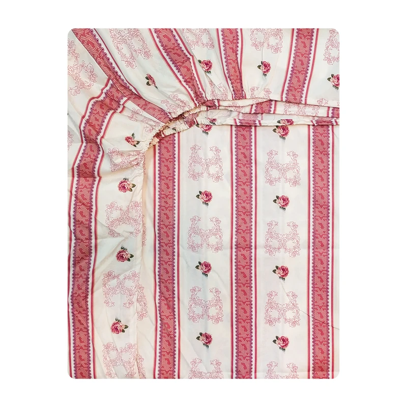 ملحفه آدنو مدل مونا کد IR162 سایز 180x200 سانتی متر