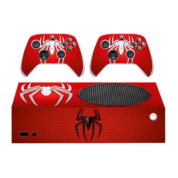 برچسب کنسول بازی ایکس باکس series s مدل spider man کد 2 مجموعه 4 عددی