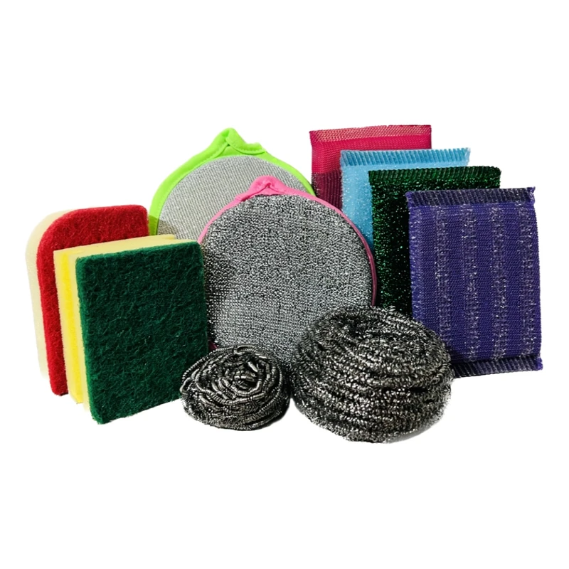 اسکاچ کد M10 به همراه سیم ظرفشویی بسته 10 عددی