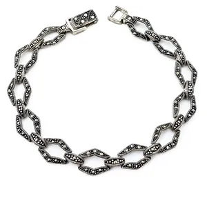 دستبند نقره زنانه مدل مارکازیت VD2185