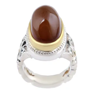 انگشتر نقره مردانه بازرگانی میلادی مدل عقیق یمنی رکاب دست ساز رکاب اره کاری کد AM_2636