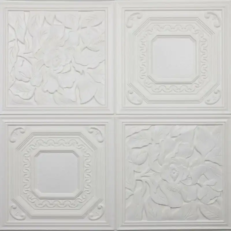 دیوارپوش مدل فومی پشت چسب دار طرح گل کد P152