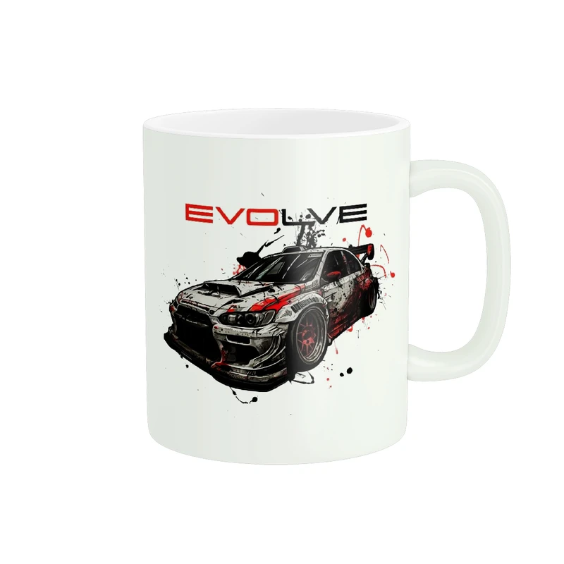 ماگ پادآفرین مدل ماشین مسابقه رالی EVOLVE کد 021