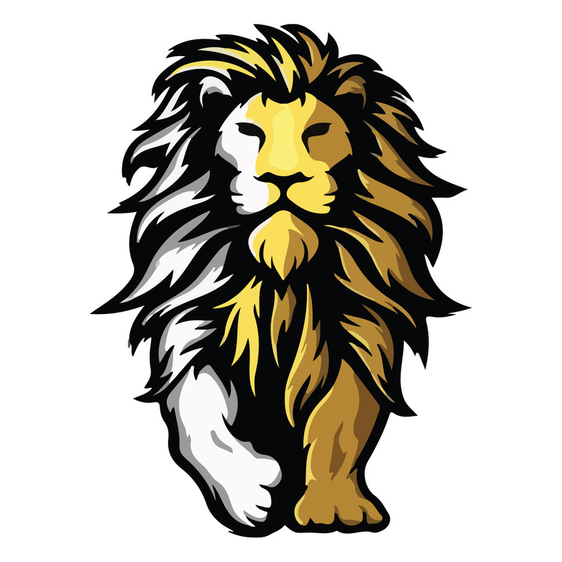 برچسب بدنه خودرو طرح شیر کد 997