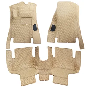 کفپوش5بعدی خودرو مدل چرم گلدوزی مناسب برای کپچر