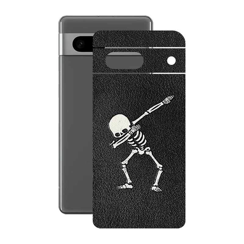 برچسب پوششی ریمکس مدل Leth طرح اسکلت مناسب برای گوشی موبایل گوگل Pixel 7a
