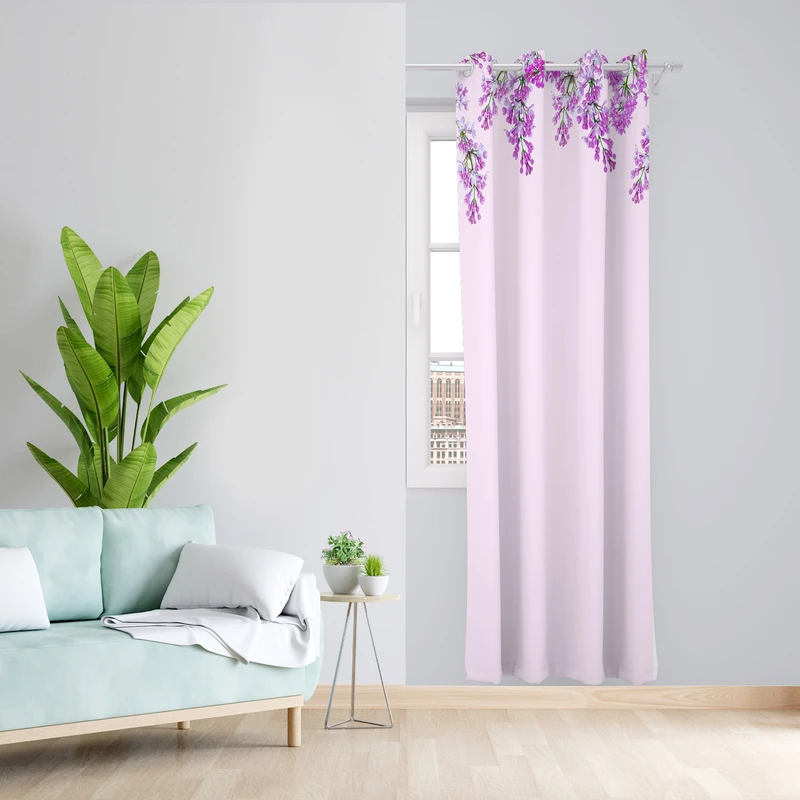 پرده طرح یاس مدل مخمل پانچی کد 1956 z سایز 140x200 سانتی متر