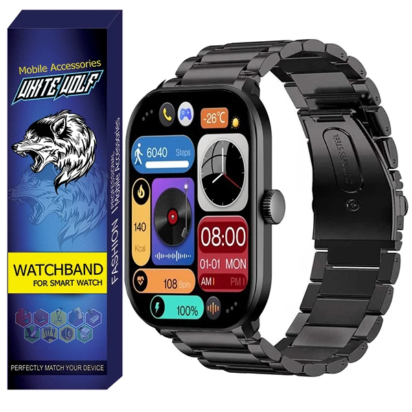 بند وایت ولف مدل WF-3Bea مناسب برای ساعت هوشمند گلوریمی GS1 Pro 2024