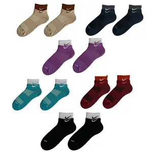 جوراب ورزشی ساق کوتاه زنانه مدل دوبل کد PH931.1 بسته شش عددی