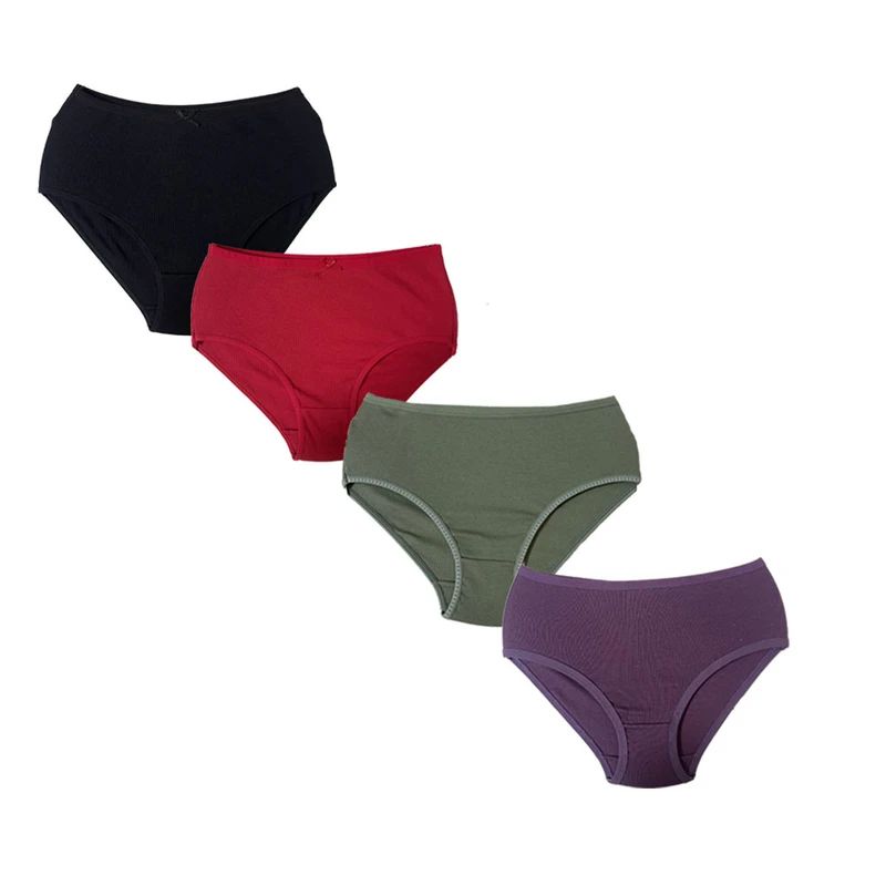 شورت زنانه مدل کبریتی کد KB بسته 4 عددی