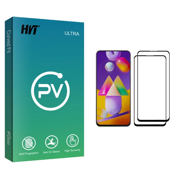 محافظ صفحه نمایش اچ وی تی مدل PV glass مناسب برای گوشی موبایل سامسونگ Galaxy M31s بسته دو عددی
