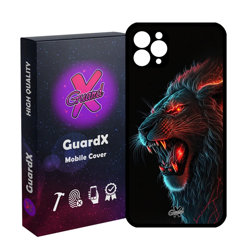 کاور گارد ایکس طرح شیر مدل Glass10619 مناسب برای گوشی موبایل اپل iPhone 11 Pro Max