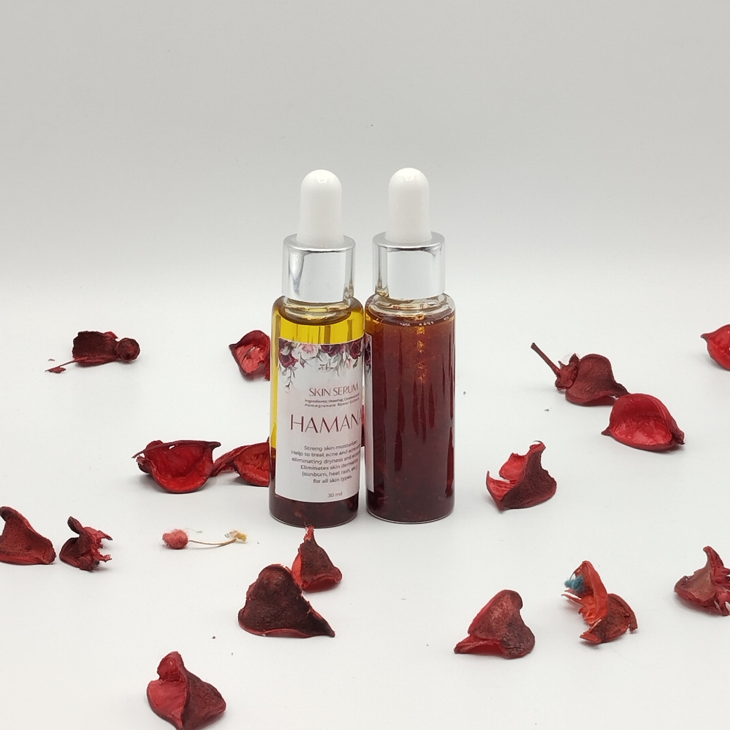 سرم آبرسان و ترمیم کننده پوست هامانا مدل نارگل حجم 30 میلی لیتر