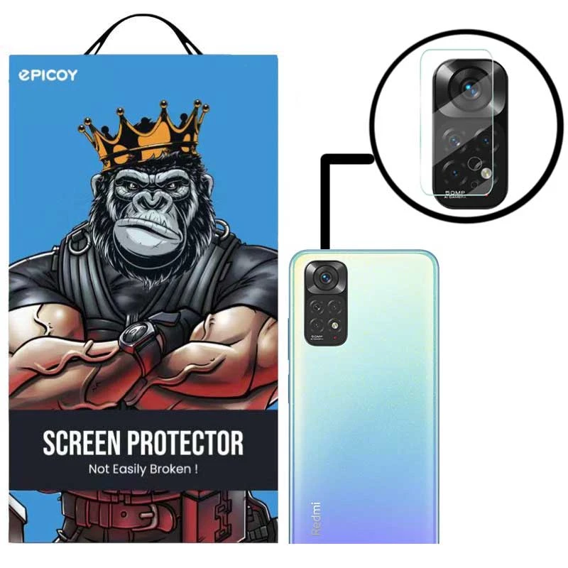 محافظ لنز دوربین اپیکوی مدل 3D Lens-Clear مناسب برای گوشی موبایل شیائومی Redmi Note 11/ Note 11s