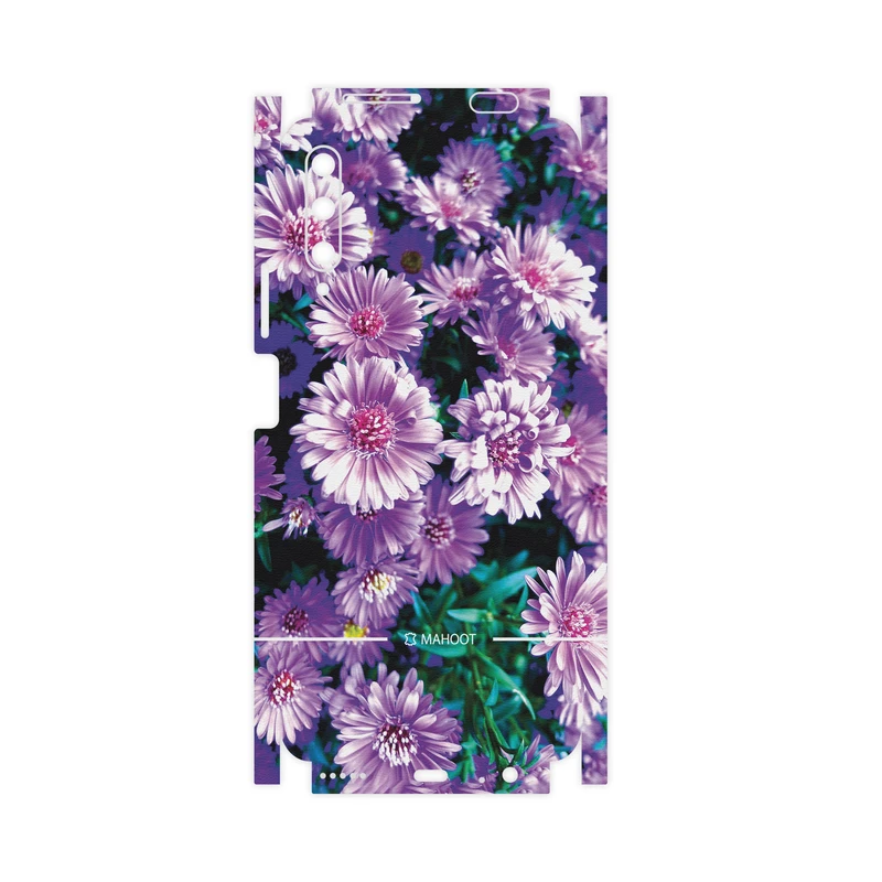 برچسب پوششی ماهوت مدل Purple-Flower-FullSkin  مناسب برای گوشی موبایل هوآوی Y9S