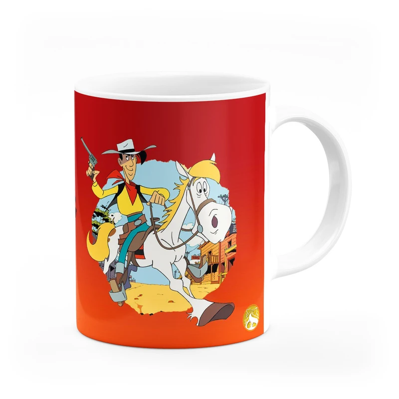 ماگ هومرو طرح انیمیشن لوک خوش شانس مدل MG4210