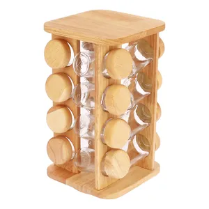 ست جا ادویه 16 پارچه مدل 99164 به همراه استند