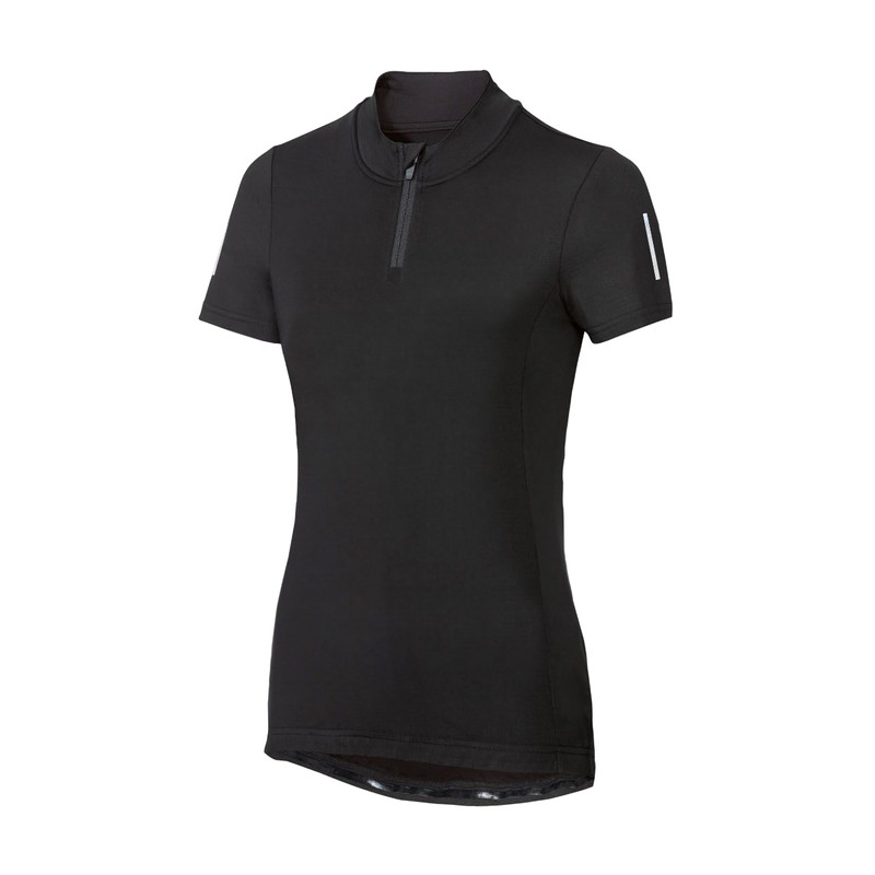 تی شرت آستین کوتاه ورزشی زنانه کریویت مدل نیم زیپ ضد لغزش کد 685335
