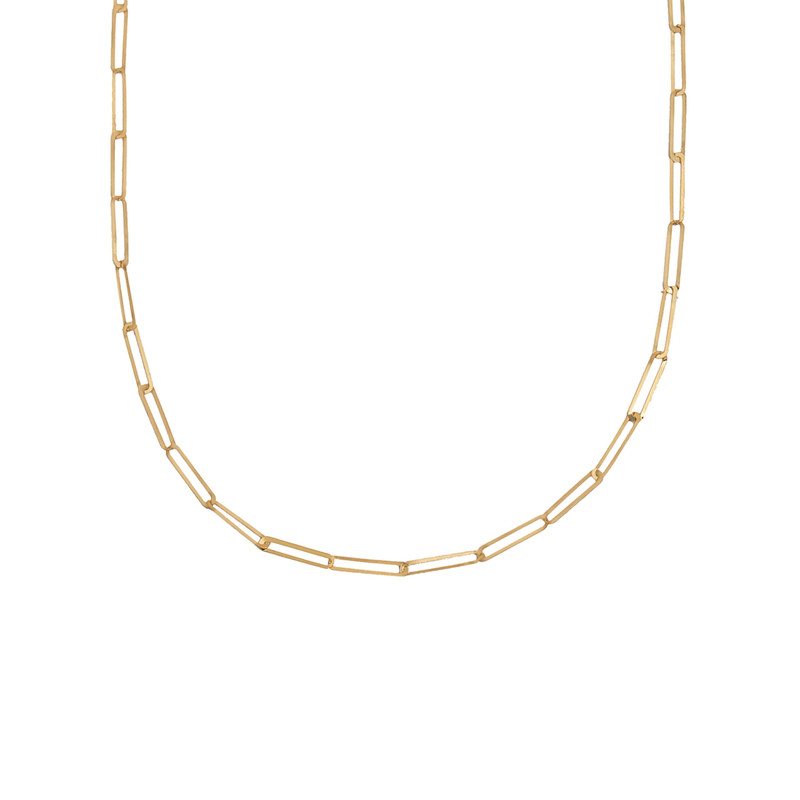 گردنبند طلا 18 عیار زنانه با طرح هرمس گالری صادقی مدل لوکس