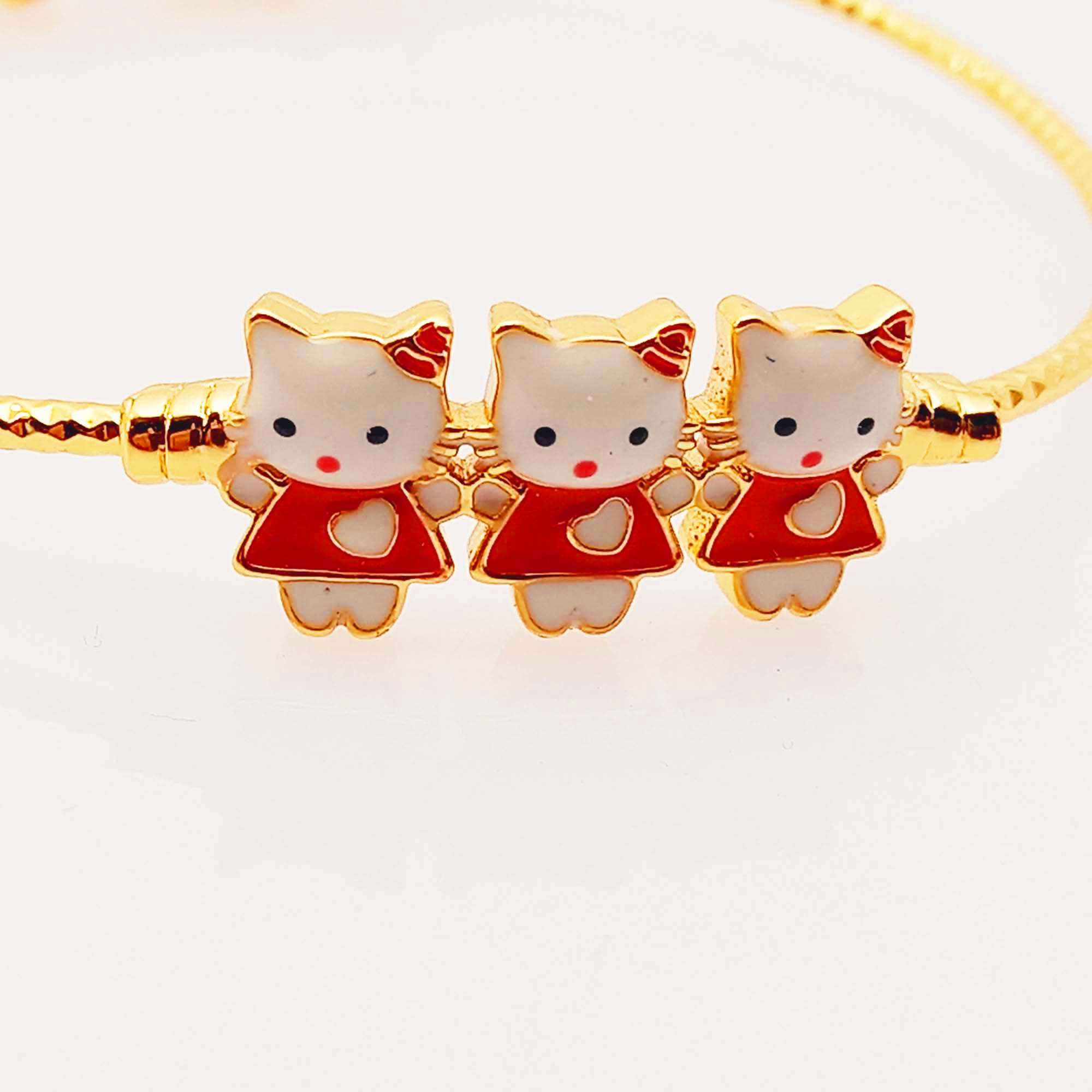 ست دخترانه طرح گربه مدل کیتی کد 677STD