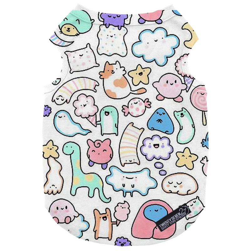لباس سگ و گربه 27 طرح CUTE کد W02 سایز L