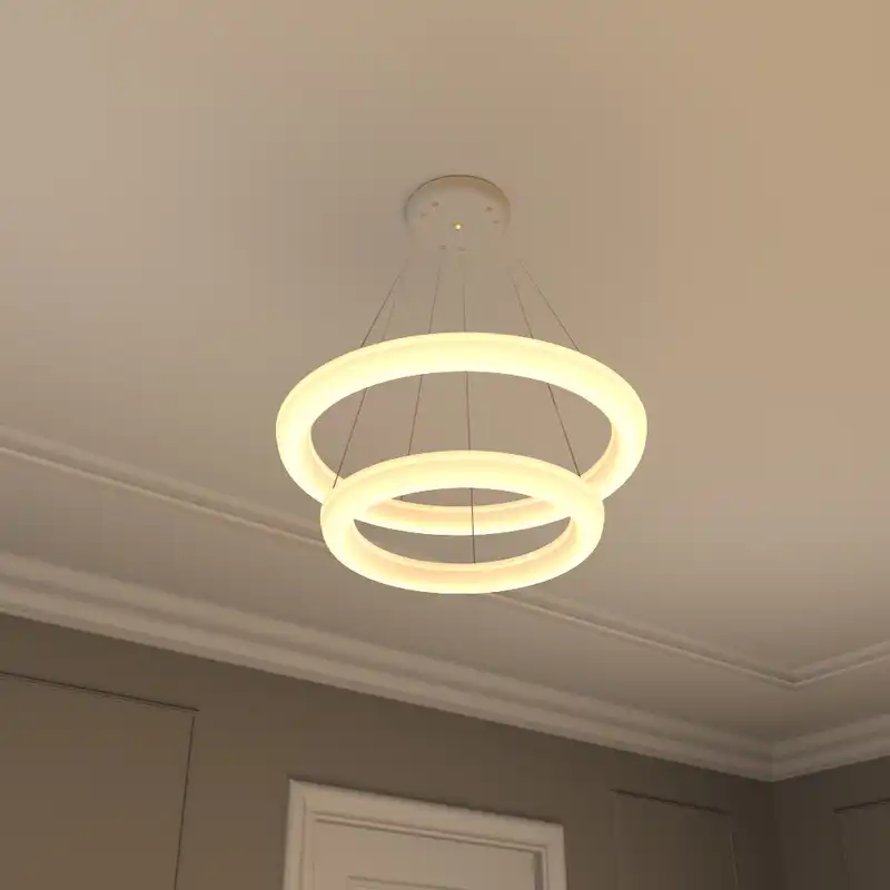 لوستر مدل 2 حلقه کد 2r80w