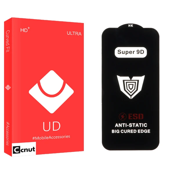 محافظ صفحه نمایش کوکونات مدل Super 9D UD مناسب برای گوشی موبایل اپل iPhone 13 Pro Max