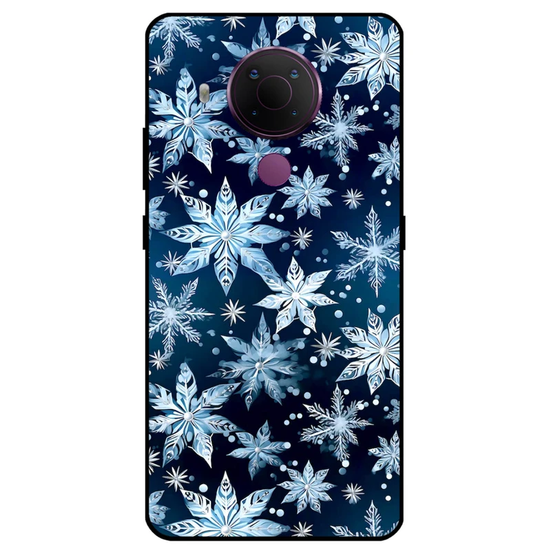 کاور مگافون طرح برف مدل 2824 مناسب برای گوشی موبایل نوکیا 5.4     