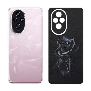 Remax Cover model coverage sticker black rose design suitable for Honor 200 mobile phone