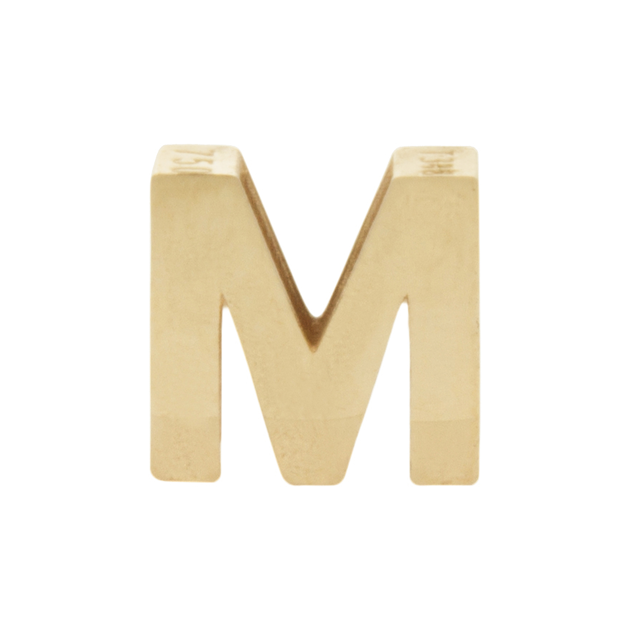 آویز گردنبند طلا 18 عیار زنانه گنجینه هنر خوش نشین مدل حرف M