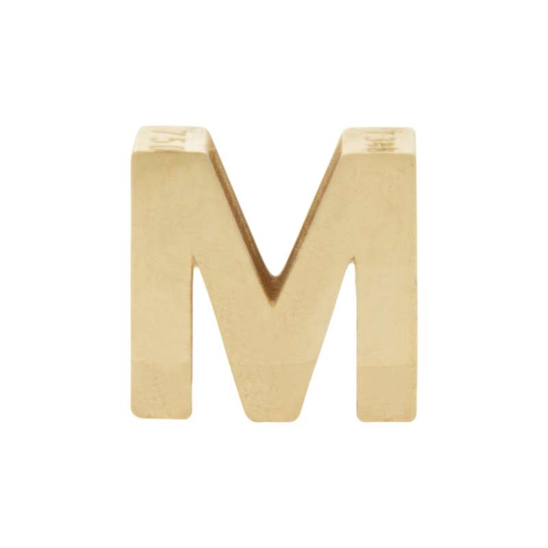 آویز گردنبند طلا 18 عیار زنانه گنجینه هنر خوش نشین مدل حرف M آویز گردنبند طلا 18 عیار زنانه گنجینه هنر خوش نشین مدل حرف M