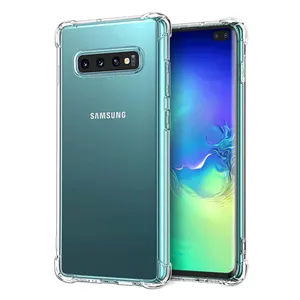 کاور مدل شفاف مناسب برای گوشی موبایل سامسونگ Galaxy S10 Plus