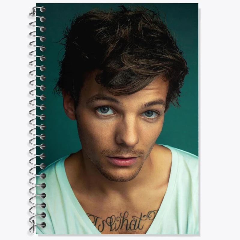 دفتر لغت 50 برگ خندالو مدل لوئی تاملینسون گروه موسیقی وان دایرکشن One Direction کد 2921