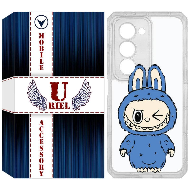 کاور یوریل مدل Clear کد 116 طرح لبوبو مناسب برای گوشی موبایل شیائومی Redmi 15 4G