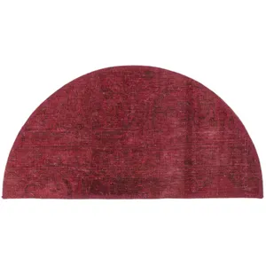 فرش دستباف رنگ شده نیم متری کد 11705