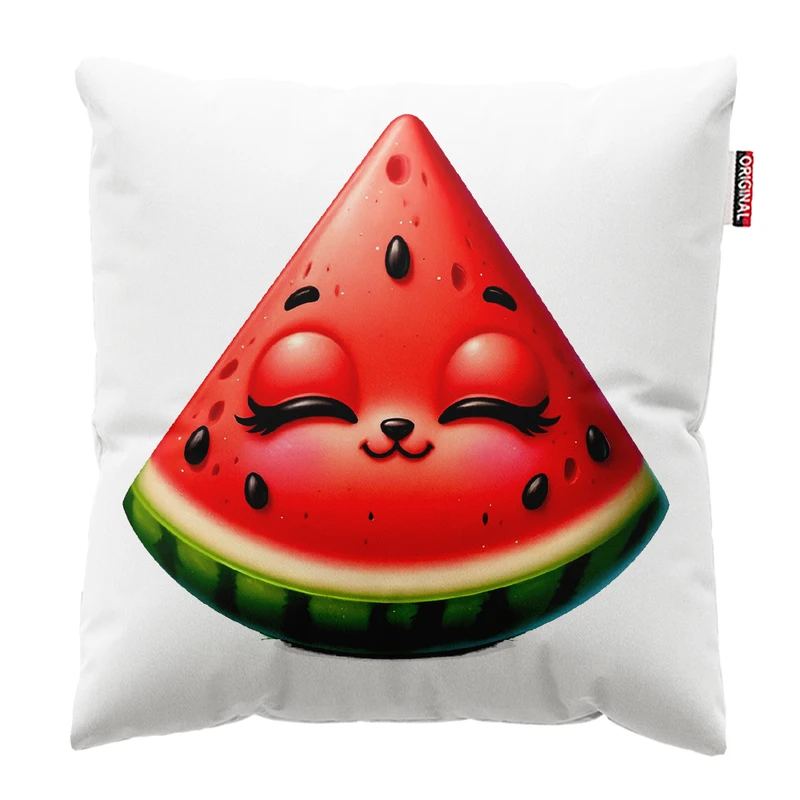  کوسن پاد آفرین طرح هندونه و یلدا کد 3948 سایز 30*30 سانتی متر