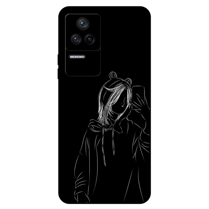  کاور مگافون طرح دخترانه مدل 1841 مناسب برای گوشی موبایل شیائومی Poco F4 5G / Redmi K40S