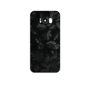 MAHOOT Black-Wildflower Cover Sticker for Samsung Galaxy S8