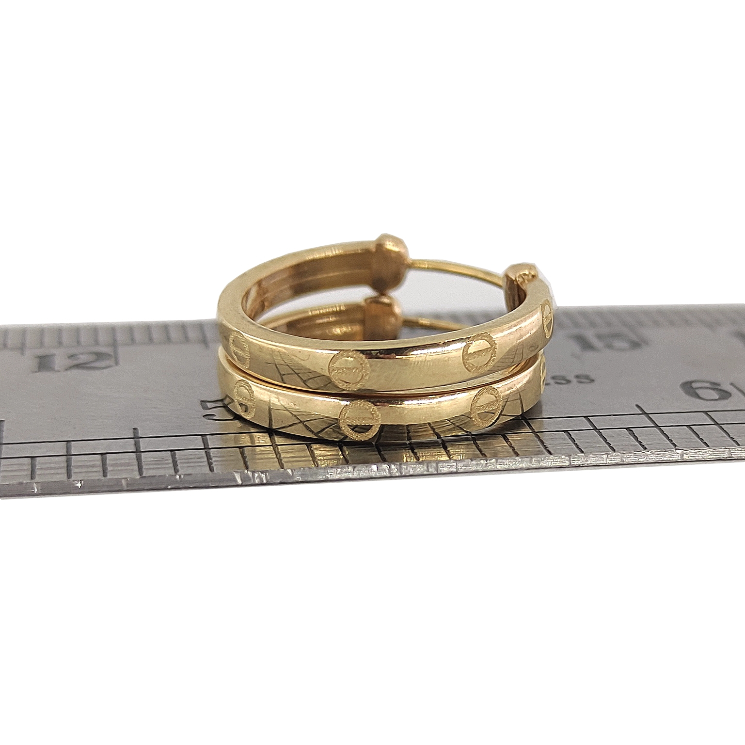 گوشواره طلا 18 عیار زنانه طلا و جواهرسازی افرا مدل 147145