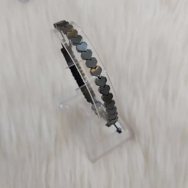 دستبند مدل حدید آسانسوری طرح قلب کد 111