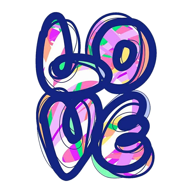 استیکر پارچه و لباس پاد آفرین مدل کارتونی کد S868