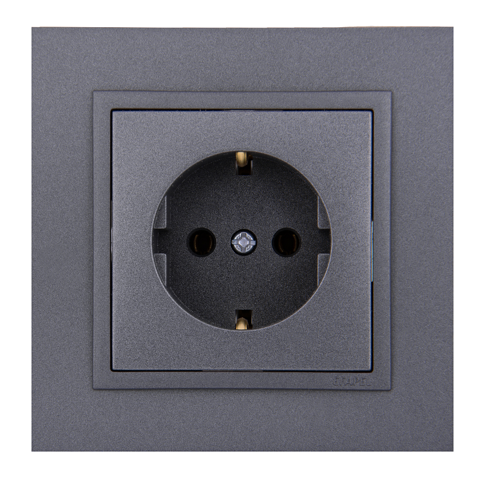 پریز برق ارت دار ایفاپل مدل LOGUS90 ANIMATO کد 90910TSS/21130/90631